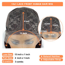 Load image into Gallery viewer, Brazilian Burgundy Bob Straight Human Hair Wigs For Women