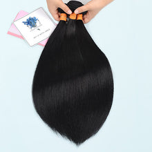 Load image into Gallery viewer, 9A Brazilian Straight 100% Human Hair Weave 3 Bundles 10-28inch