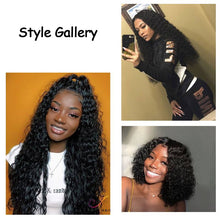Load image into Gallery viewer, 9a Deep Wave 4 Bundles 100% Human Hair Extensions Virgin Hair Bundles 10-28 inch Natural Black