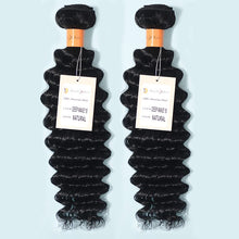 Load image into Gallery viewer, 9A Hair Bundles Deep Wave 100% Human Hair 28 Inch 2 Bundles