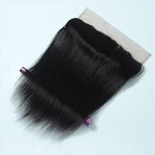 Load image into Gallery viewer, 9A Straight Human Hair 3 Bundles with 13x4 Lace Frontal 10-28 Inches