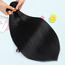 Load image into Gallery viewer, 9A Straight Human Hair 4 Bundles Virgin Hair Weave Extensions