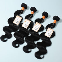 Load image into Gallery viewer, NY Virgin Hair 9a 13x4 Lace Frontal Closure With 4 Bundles Virgin Hair Body Wave Human Hair Bundles With Lace Frontal Closure