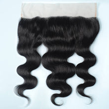 Load image into Gallery viewer, NY Virgin Hair 9a 13x4 Lace Frontal Closure With 4 Bundles Virgin Hair Body Wave Human Hair Bundles With Lace Frontal Closure