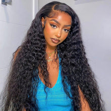 Load image into Gallery viewer, Deep Wave Human Hair Wig 13x4 Lace Frontal Wig Pre Plucked Curly Wig