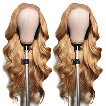 Load image into Gallery viewer, Honey Blonde Body Wave Lace Front Wig Colored Human Hair Wigs For Women