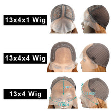 Load image into Gallery viewer, Red Body Wave Lace Front Human Hair Wig Brazilian Pre Plucked 150%