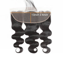 Load image into Gallery viewer, Brazilian Body Wave HD Lace Frontal 13X4 Ear To Ear Free Part 100% Remy Human Hair Medium Brown Lace Frontal