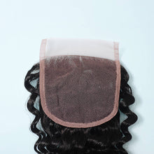 Load image into Gallery viewer, 9a NY Virgin Hair Deep Wave 4x4 Closure 130% Density 100% Human Hair Deep Curly Lace Closure Middle Part