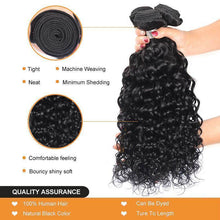 Load image into Gallery viewer, NY Virgin Hair 8a water wave human hair 3 bundles