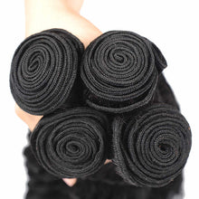 Load image into Gallery viewer, NY Virgin Hair 8a Deep Wave Human Hair 4 Bundles With 13x4 Frontal 10-28 Inches