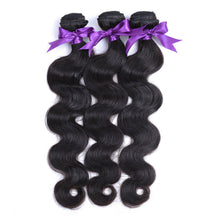 Load image into Gallery viewer, NY Virgin Hair 8a Body Wave 3 Bundle With 13x4 Frontal Brazilian Human Hair
