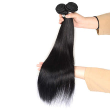 Load image into Gallery viewer, 8A Straight Human Hair 3 Bundles Deal Hair Extensions