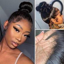 Load image into Gallery viewer, Straight Human Hair Wigs 180 Density 13x4 Lace Frontal Wig