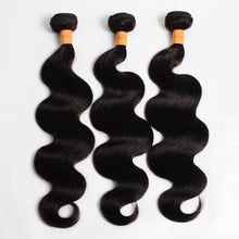 Load image into Gallery viewer, NY Virgin Remy Hair 10a Body Wave Bundles Human Hair Weave Bundles Natural color Bundles Human Hair Extension virgin Hair 10-26Inch
