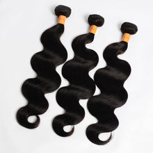 Load image into Gallery viewer, NY Virgin Remy Hair 10a Body Wave Bundles Human Hair Weave Bundles Natural color Bundles Human Hair Extension virgin Hair 10-26Inch
