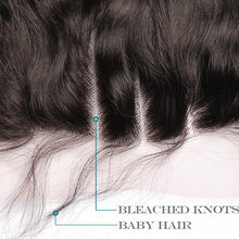 Load image into Gallery viewer, 13x4 Part Lace Frontal Closure Pre Plucked With Baby Hair Brazilian Afro Kinky Curly Lace Closure Natural Color Remy
