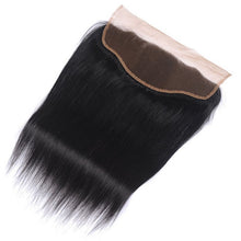 Load image into Gallery viewer, 8A Brazilian Straight 4 Bundles With 13x4 Lace Frontal 100% Human Hair
