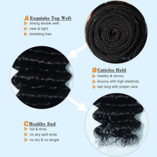 Load image into Gallery viewer, 9A Hair Bundles Deep Wave 100% Human Hair 28 Inch 2 Bundles
