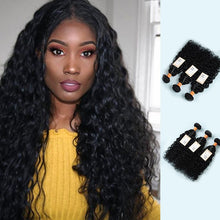 Load image into Gallery viewer, 9a Virgin Hair Water Wave 3 Bundles 100% Unprocessed Human Hair Weave
