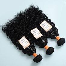 Load image into Gallery viewer, 9a Virgin Hair Water Wave 3 Bundles 100% Unprocessed Human Hair Weave
