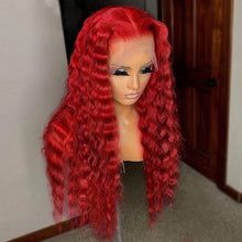 Load image into Gallery viewer, Deep Wave Lace Front Human Hair Wig Brazilian Lace Front Wig
