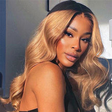 Load image into Gallery viewer, Honey Blonde Body Wave Lace Front Wig Colored Human Hair Wigs For Women
