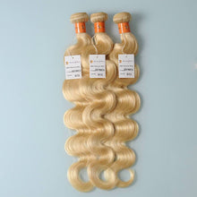 Load image into Gallery viewer, NY Virgin Hair 613 Body Wave human hair 4 Bundles+13x4 Lace Frontal
