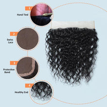 Load image into Gallery viewer, NY Virgin Hair 9a water wave human hair 4 Bundles+13x4 Lace Closure
