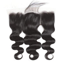 Load image into Gallery viewer, Brazilian Body Wave HD Lace Frontal 13X4 Ear To Ear Free Part 100% Remy Human Hair Medium Brown Lace Frontal
