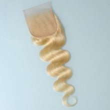 Load image into Gallery viewer, NY Virgin Hair 613 Straight human hair 4x4 lace closure
