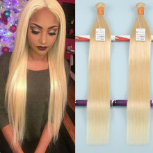 Load image into Gallery viewer, NY Virgin Hair 613 Straight human hair 2 bundles
