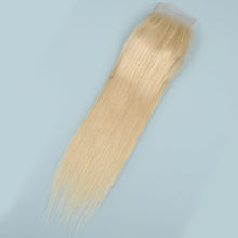 Load image into Gallery viewer, NY Virgin Hair 613 Straight human hair 4x4 lace closure
