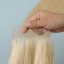Load image into Gallery viewer, NY Virgin Hair 613 Straight human hair 4x4 lace closure
