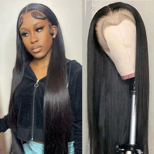 Load image into Gallery viewer, Straight Human Hair Wigs 180 Density 13x4 Lace Frontal Wig
